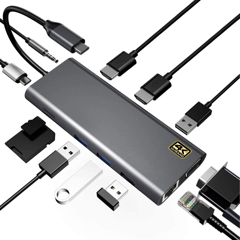 Velocidade de transferência de dados até 5/10Gbps Conexão de computador portátil Thunderbolt com 85/100W de energia para um desempenho poderoso