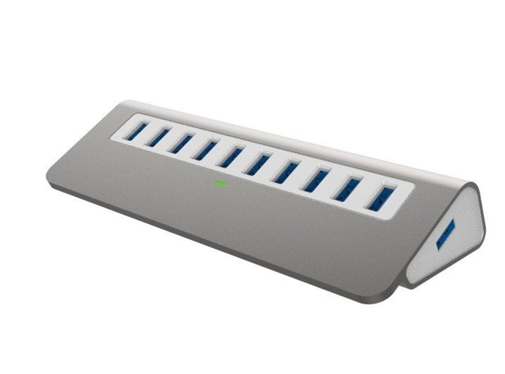 Tipo C Interface 4 em 1 14 Portos Hub Tipo C OTG para USB 3.0 2.0 Adaptador Alumínio