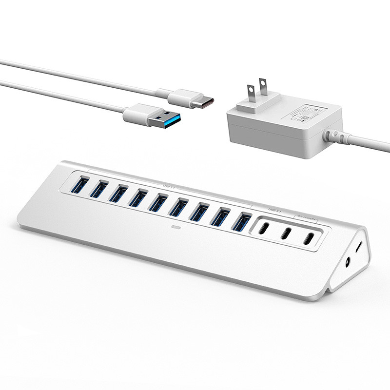 Extensor de porta de tipo C personalizável com conector USB A