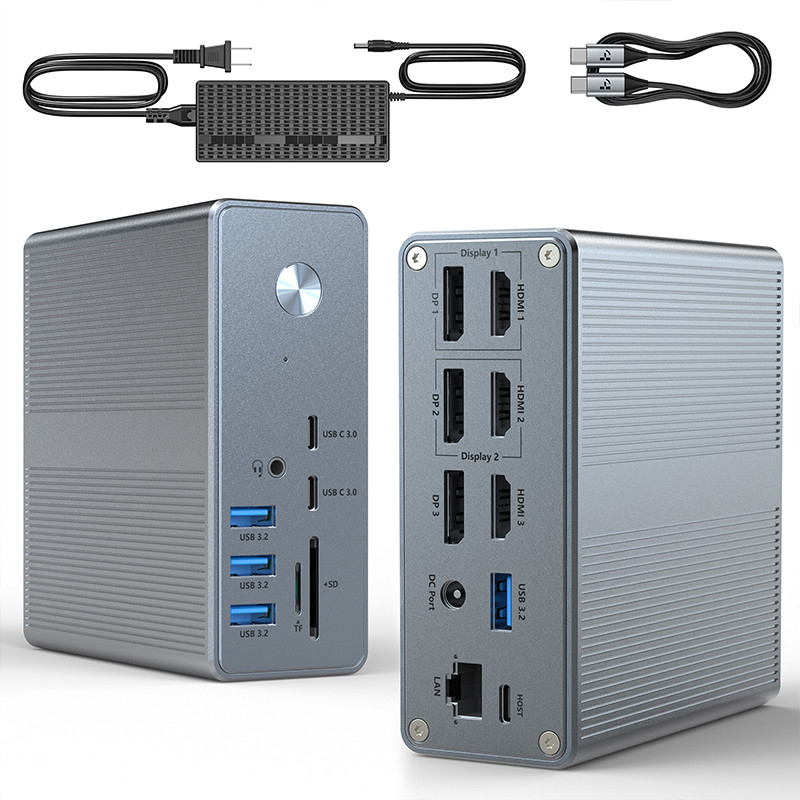 Alta compatibilidade Adaptador USB C para Windows 8K Display com suporte OEM e suporte 1K Display