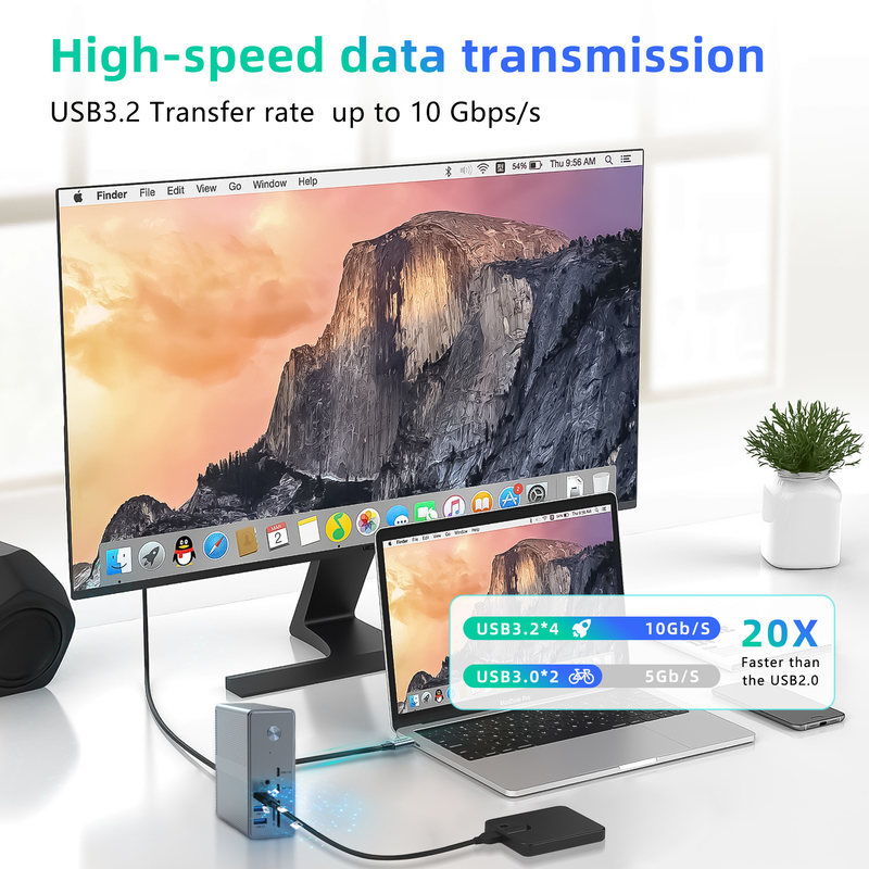 Compacto Design USB-C Multiport Docking A solução definitiva para usuários do Chrome OS