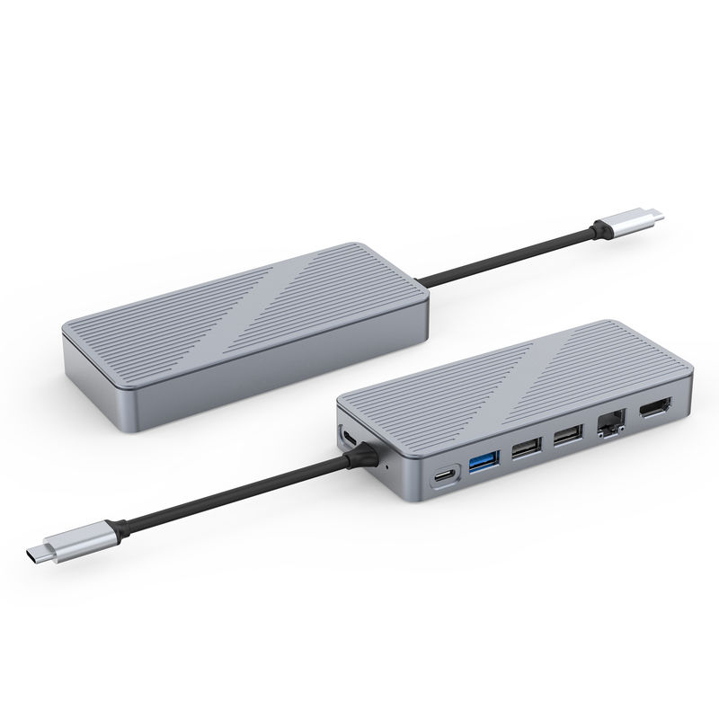 Estação de acoplagem USB-C USB 3.0 1G Ethernet 4K HDMI para dispositivos USB C Compatibilidade