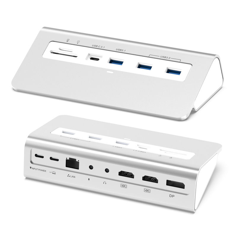 Estação de acoplamento Subosen Manufacture 14 em 1 Tipo-c USB C 1G Ethernet 4K HDMI Desk