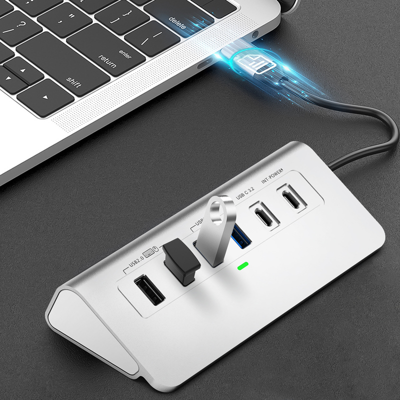 Hub USB C de alta resolução com saída HDMI 4K para exibição de alta resolução e streaming de vídeo