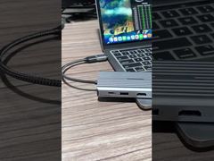 RU17A-H2V 12 em 1 mini-estação de acoplamento