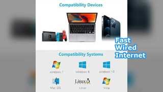 Adaptador Gigabit Ethernet USB 3.0 Rápido Estável